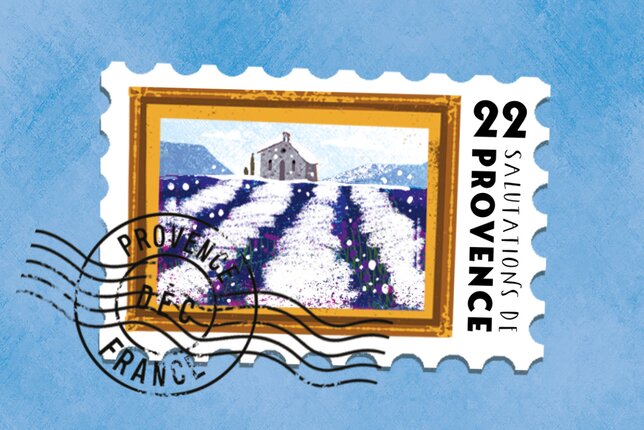 SONNENTOR Gewürzadventkalender - Türchen 22: Eine Illustration der Provence | © SONNENTOR