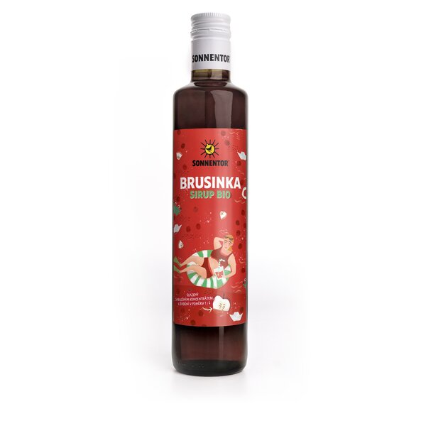 Brusinka - ovocný koncentrát bio 0,5l